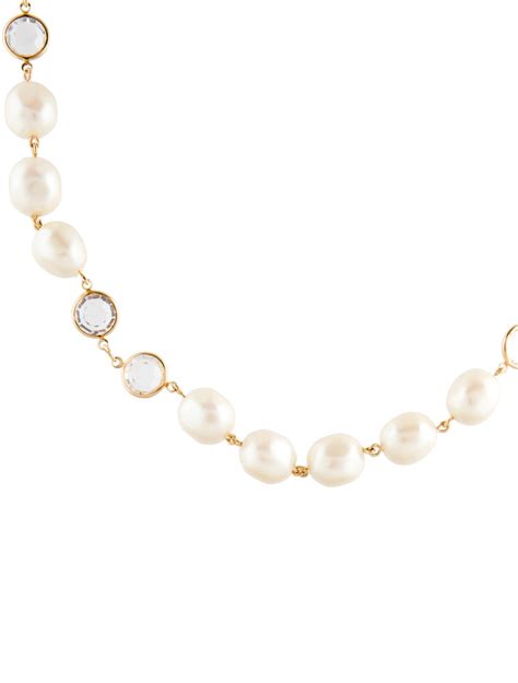 givenchy faux pearl necklace